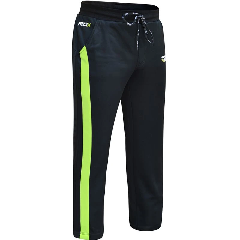 RDX SPORTS RDX 1BG Terry Fleece Jogger Sweatpants Black / Green 2 RDX SPORTS RDX 1BG Terry Fleece Jogger Sweatpants Black / Green - Image 2