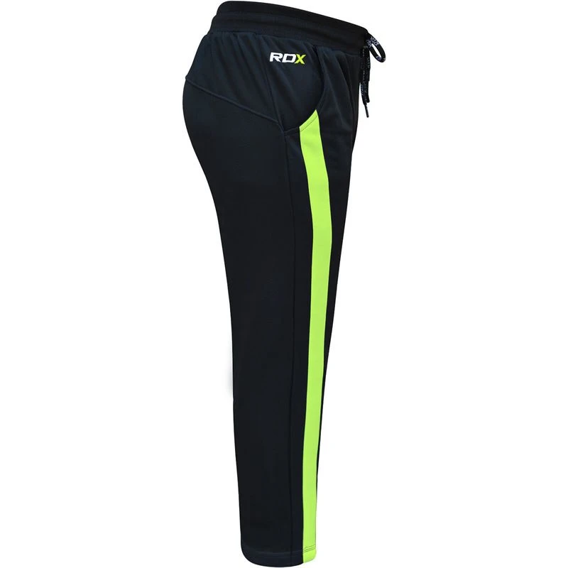 RDX SPORTS RDX 1BG Terry Fleece Jogger Sweatpants Black / Green 7 RDX SPORTS RDX 1BG Terry Fleece Jogger Sweatpants Black / Green - Image 7