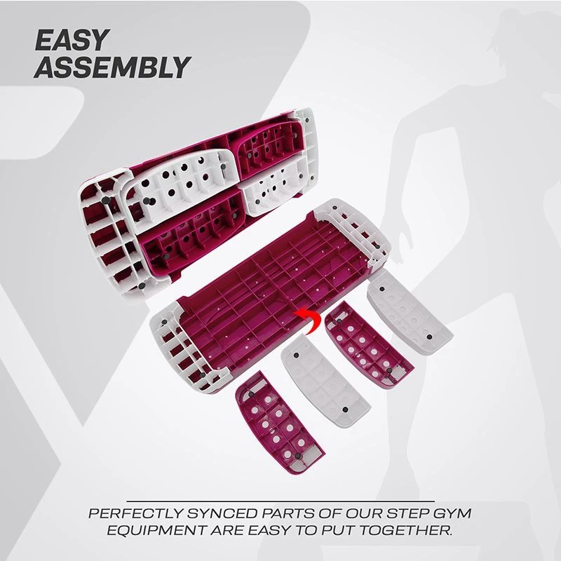 RDX SPORTS RDX 1P 20cm Aerobic Step Platform With 3 Level Risers 5cm Height Each 9 RDX SPORTS RDX 1P 20cm Aerobic Step Platform With 3 Level Risers 5cm Height Each - Image 9