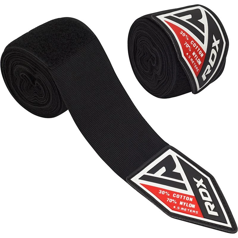 RDX SPORTS RDX RB 4.5m Elasticated Hand Wraps Bandage For Boxing, MMA & Muay Thai 1 RDX SPORTS RDX RB 4.5m Elasticated Hand Wraps Bandage For Boxing, MMA & Muay Thai