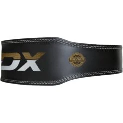RDX SPORTS RDX 4 Inch Padded Leather Weightlifting Fitness Gym Belt 34 RDX SPORTS RDX 4 Inch Padded Leather Weightlifting Fitness Gym Belt -Rdxsports Shop 4 inch leather black gym belt 3