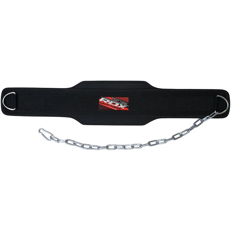 RDX SPORTS RDX 6DP Heavy Duty Weight Training Gym Dipping Belt With Chain 2 RDX SPORTS RDX 6DP Heavy Duty Weight Training Gym Dipping Belt With Chain - Image 2
