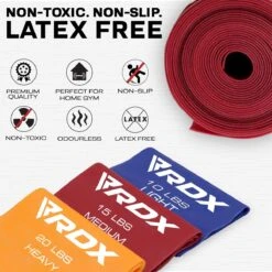 RDX SPORTS RDX B1 TPE Flat Resistance Training Bands Set 12 RDX SPORTS RDX B1 TPE Flat Resistance Training Bands Set -Rdxsports Shop b1 flat resistance band set 3