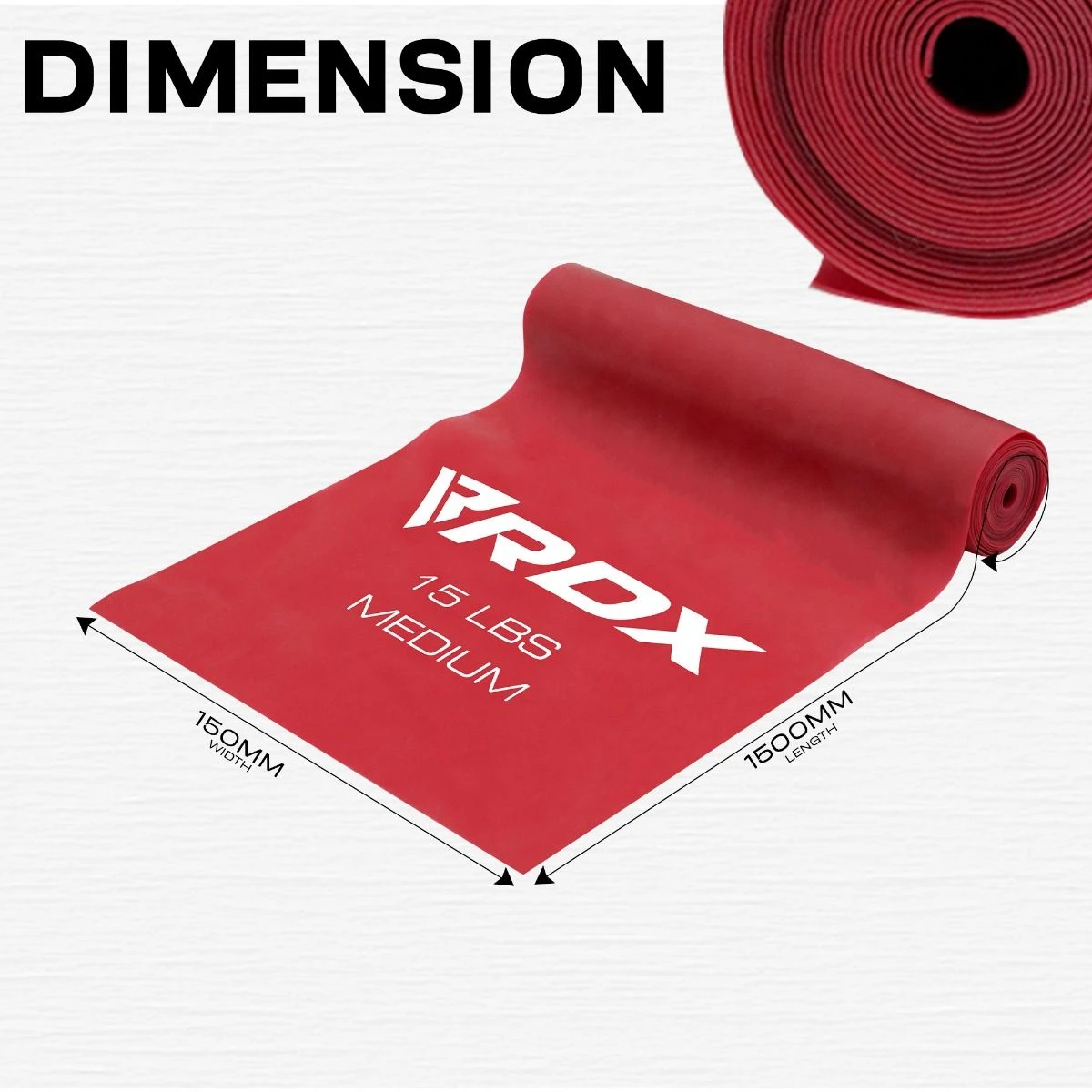 RDX SPORTS RDX B1 TPE Flat Resistance Training Bands Set 7 RDX SPORTS RDX B1 TPE Flat Resistance Training Bands Set - Image 7