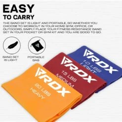 RDX SPORTS RDX B1 TPE Flat Resistance Training Bands Set 16 RDX SPORTS RDX B1 TPE Flat Resistance Training Bands Set -Rdxsports Shop b1 flat resistance band set 8