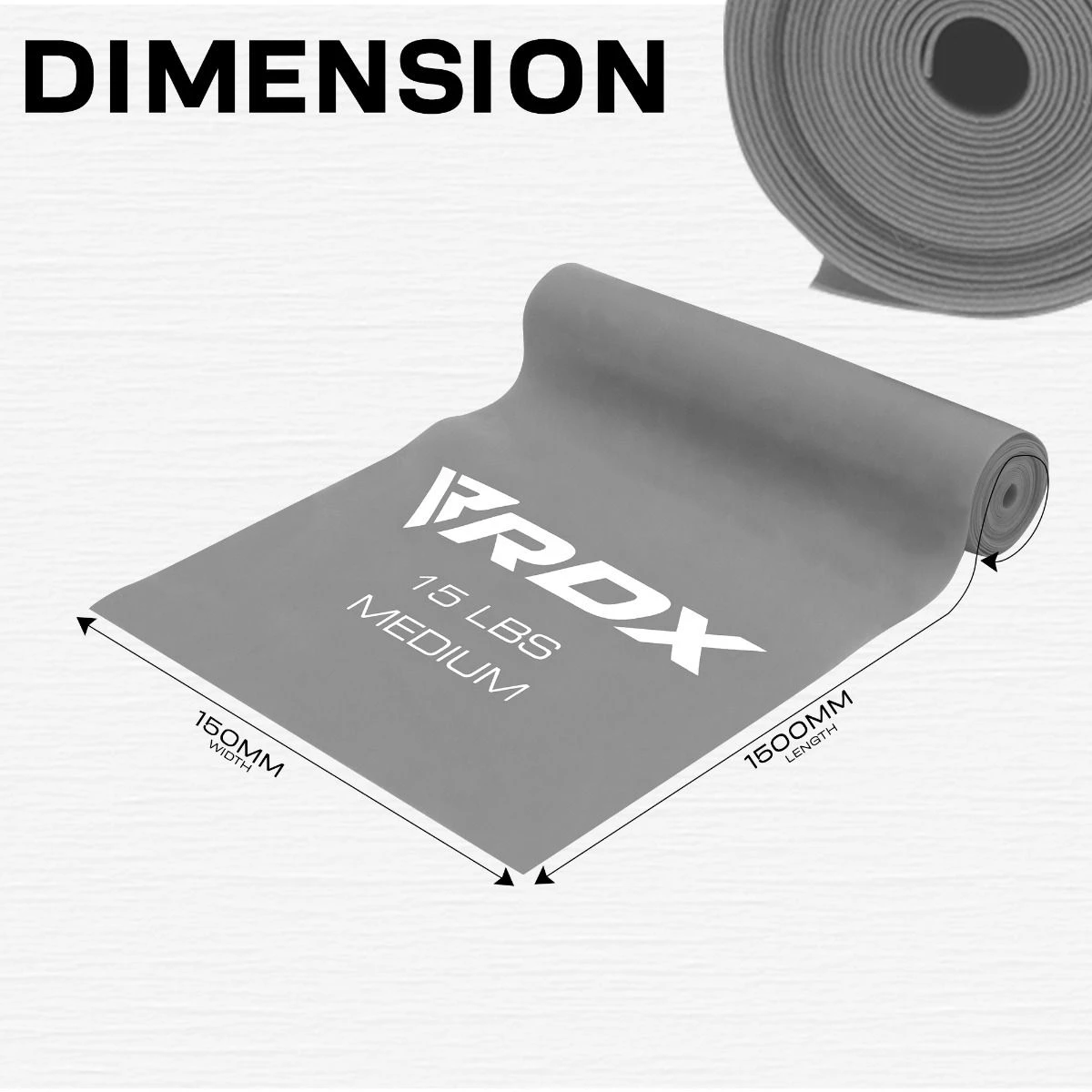 RDX SPORTS RDX B2 TPE Flat Resistance Training Bands Set 6 RDX SPORTS RDX B2 TPE Flat Resistance Training Bands Set - Image 6