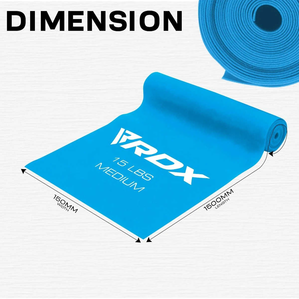 RDX SPORTS RDX B3 TPE Flat Resistance Training Bands Set 6 RDX SPORTS RDX B3 TPE Flat Resistance Training Bands Set - Image 6