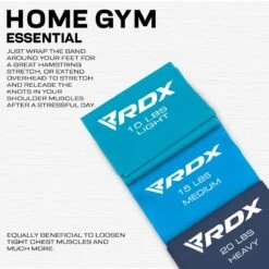 RDX SPORTS RDX B3 TPE Flat Resistance Training Bands Set 15 RDX SPORTS RDX B3 TPE Flat Resistance Training Bands Set -Rdxsports Shop b3 flat resistance band set 8