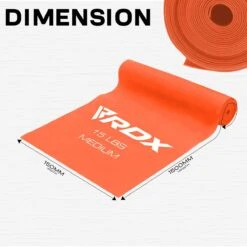 RDX SPORTS RDX B4 TPE Flat Resistance Training Bands Set -Rdxsports Shop b4 flat resistance band set 6