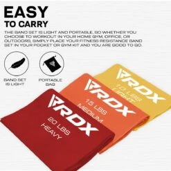RDX SPORTS RDX B4 TPE Flat Resistance Training Bands Set -Rdxsports Shop b4 flat resistance band set 7