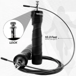 RDX SPORTS RDX B4 Adjustable 10.3ft Jump Rope With 2 Tangle-Free Steel Wires 16 RDX SPORTS RDX B4 Adjustable 10.3ft Jump Rope With 2 Tangle-Free Steel Wires -Rdxsports Shop b4 adjustable 10.3ft skipping rope 7
