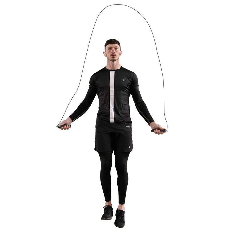 RDX SPORTS RDX B4 Adjustable 10.3ft Jump Rope With 2 Tangle-Free Steel Wires 2 RDX SPORTS RDX B4 Adjustable 10.3ft Jump Rope With 2 Tangle-Free Steel Wires - Image 2