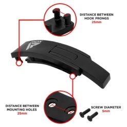 RDX SPORTS RDX T1 Chrome Platted Buckle For Powerlifting Gym Belt -Rdxsports Shop black buckle 7