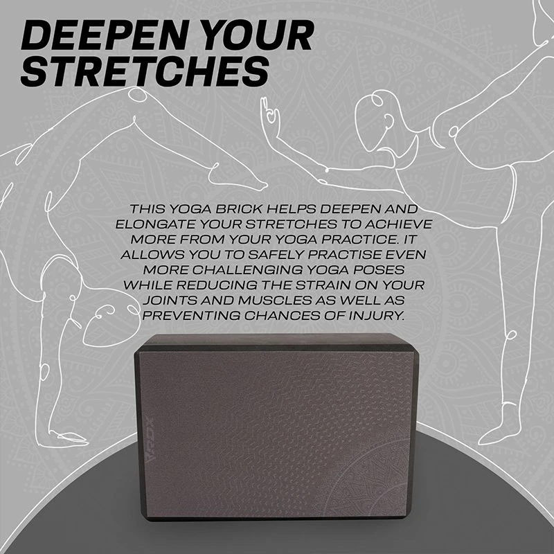 RDX SPORTS RDX D10 High Density EVA Foam Yoga Blocks Non-Slip Brick 4 RDX SPORTS RDX D10 High Density EVA Foam Yoga Blocks Non-Slip Brick - Image 4