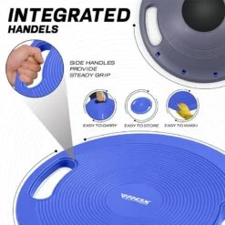 RDX SPORTS RDX S1 Balance Board With Grip -Rdxsports Shop blue balance board with grip 3 2