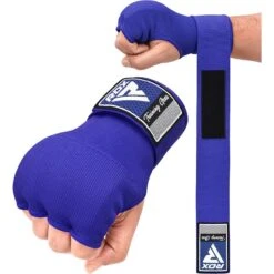 RDX SPORTS RDX IS Gel Padded Inner Gloves Hook & Loop Wrist Strap For Knuckle Protection OEKO-TEX® Standard 100 Certified 19 RDX SPORTS RDX IS Gel Padded Inner Gloves Hook & Loop Wrist Strap For Knuckle Protection OEKO-TEX® Standard 100 Certified -Rdxsports Shop blue hoisery inner step 1