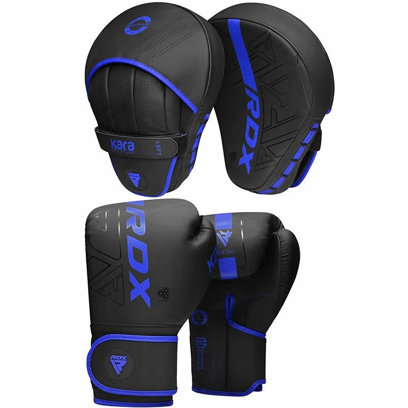 RDX SPORTS RDX F6 Kids 6oz KARA Boxing Gloves & Focus Pads 4 RDX SPORTS RDX F6 Kids 6oz KARA Boxing Gloves & Focus Pads - Image 4