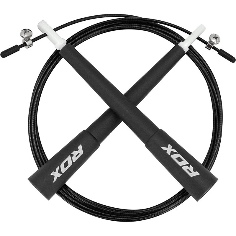 RDX SPORTS RDX C8 10 Ft. Adjustable PVC Coated Steel Cable Speed Jump Rope 1 RDX SPORTS RDX C8 10 Ft. Adjustable PVC Coated Steel Cable Speed Jump Rope