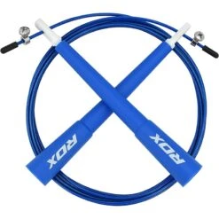 RDX SPORTS RDX C8 10 Ft. Adjustable PVC Coated Steel Cable Speed Jump Rope 18 RDX SPORTS RDX C8 10 Ft. Adjustable PVC Coated Steel Cable Speed Jump Rope -Rdxsports Shop c8 skipping ropes blue 18