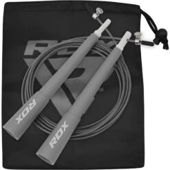 RDX SPORTS RDX C8 10 Ft. Adjustable PVC Coated Steel Cable Speed Jump Rope 22 RDX SPORTS RDX C8 10 Ft. Adjustable PVC Coated Steel Cable Speed Jump Rope -Rdxsports Shop c8 skipping ropes grey 29