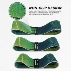 RDX SPORTS RDX CL Heavy-Duty Fabric Resistance Training Bands For Fitness 9 RDX SPORTS RDX CL Heavy-Duty Fabric Resistance Training Bands For Fitness -Rdxsports Shop cl green fabric resistant training band for fitness and home workouts 1