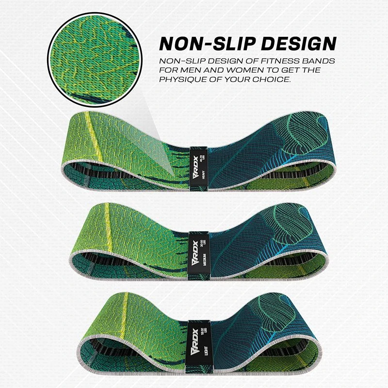 RDX SPORTS RDX CL Heavy-Duty Fabric Resistance Training Bands For Fitness 3 RDX SPORTS RDX CL Heavy-Duty Fabric Resistance Training Bands For Fitness - Image 3