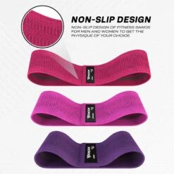 RDX SPORTS RDX CP Heavy-Duty Fabric Resistance Training Bands For Fitness 9 RDX SPORTS RDX CP Heavy-Duty Fabric Resistance Training Bands For Fitness -Rdxsports Shop cp pink purple fabric resistant training band for fitness 1
