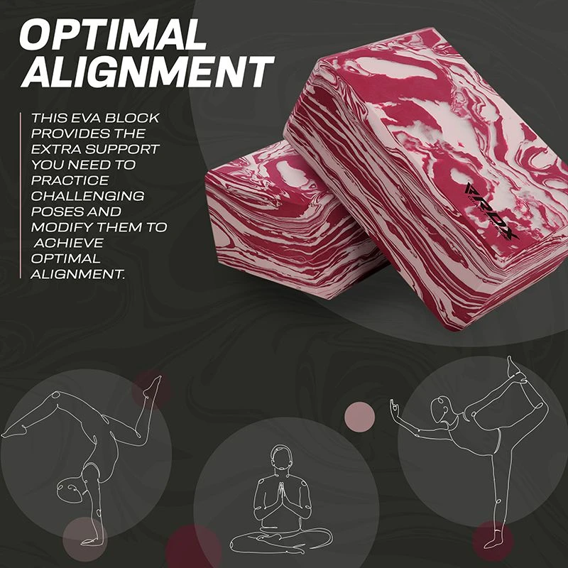 RDX SPORTS RDX CP EVA Foam High Density Non-Slips Yoga Block 5 RDX SPORTS RDX CP EVA Foam High Density Non-Slips Yoga Block - Image 5