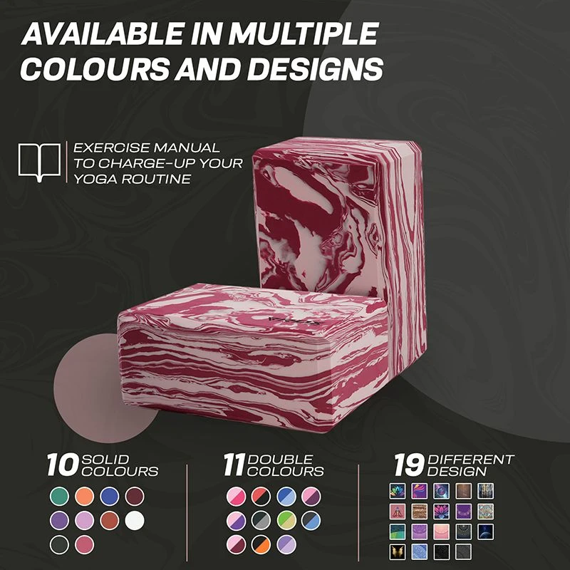 RDX SPORTS RDX CP EVA Foam High Density Non-Slips Yoga Block 6 RDX SPORTS RDX CP EVA Foam High Density Non-Slips Yoga Block - Image 6