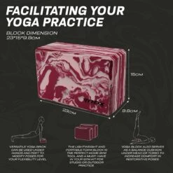 RDX SPORTS RDX CP EVA Foam High Density Non-Slips Yoga Block 14 RDX SPORTS RDX CP EVA Foam High Density Non-Slips Yoga Block -Rdxsports Shop cp yoga blocks 7