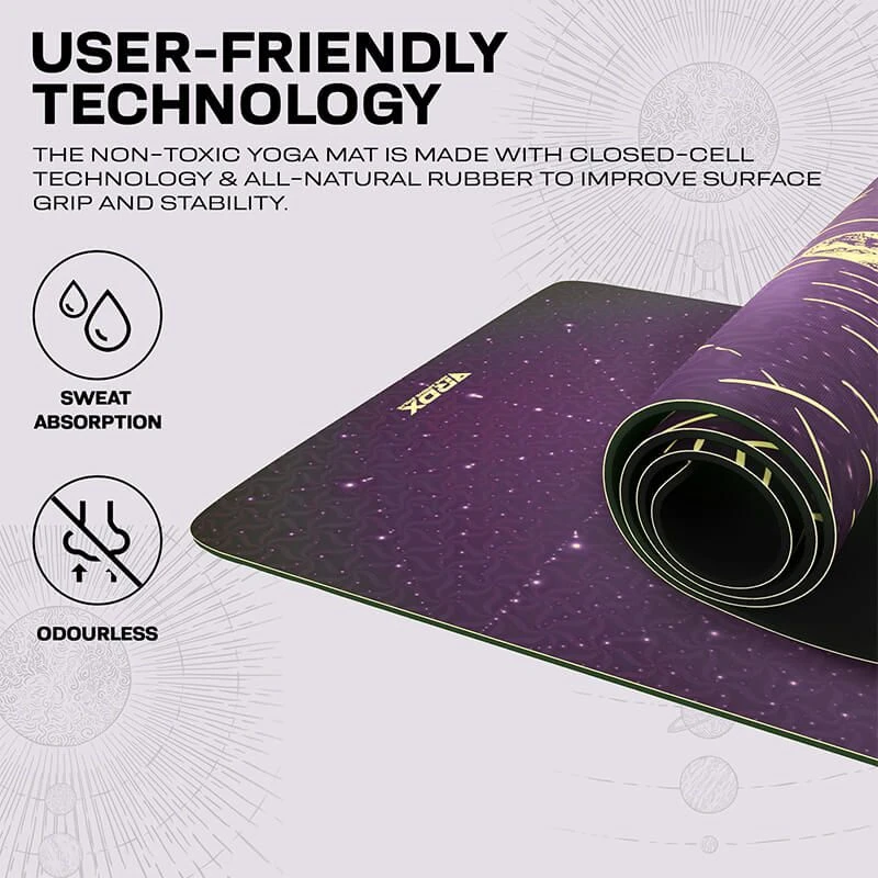 RDX SPORTS RDX D11 6mm PU Rubber Yoga Mat 8 RDX SPORTS RDX D11 6mm PU Rubber Yoga Mat - Image 8
