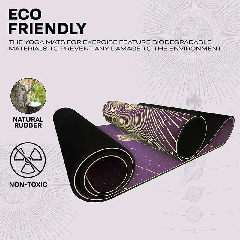 RDX SPORTS RDX D11 6mm PU Rubber Yoga Mat 3 RDX SPORTS RDX D11 6mm PU Rubber Yoga Mat - Image 3