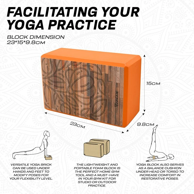 RDX SPORTS RDX D11 High Density EVA Foam Yoga Blocks Non-Slip Brick 7 RDX SPORTS RDX D11 High Density EVA Foam Yoga Blocks Non-Slip Brick - Image 7