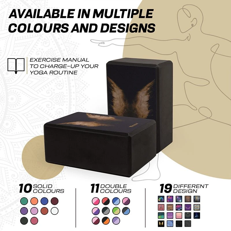 RDX SPORTS RDX D12 High Density EVA Foam Yoga Blocks Non-Slip Brick 6 RDX SPORTS RDX D12 High Density EVA Foam Yoga Blocks Non-Slip Brick - Image 6