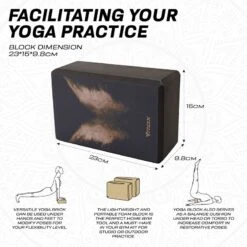 RDX SPORTS RDX D12 High Density EVA Foam Yoga Blocks Non-Slip Brick 14 RDX SPORTS RDX D12 High Density EVA Foam Yoga Blocks Non-Slip Brick -Rdxsports Shop d12 yoga blocks design 7