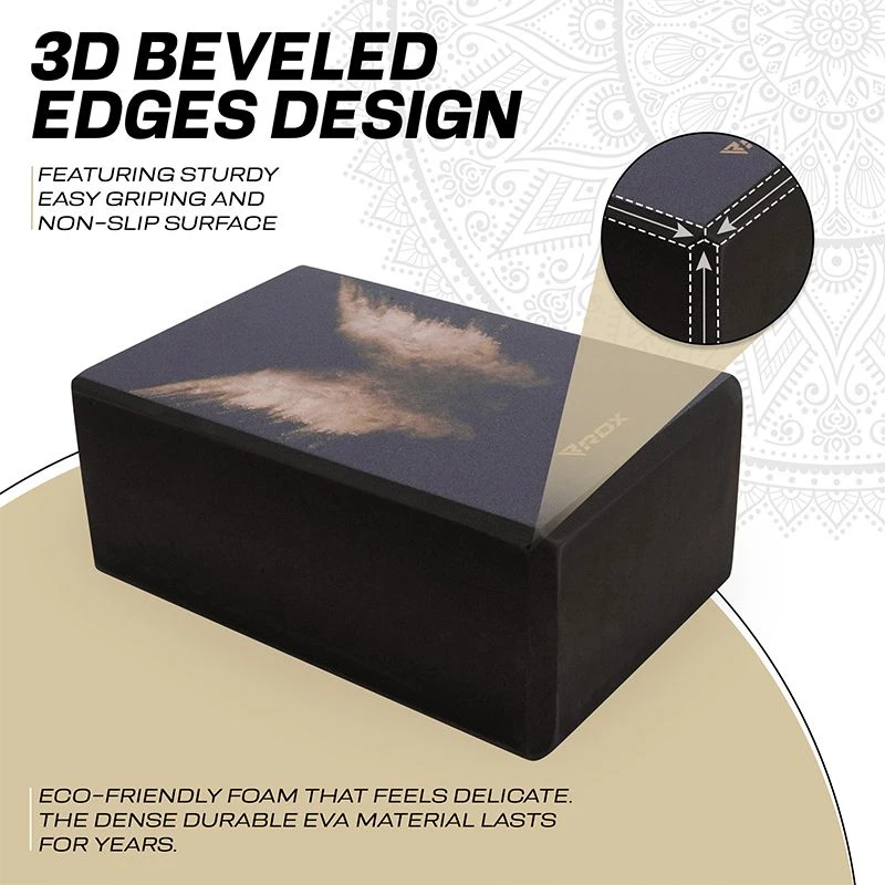 RDX SPORTS RDX D12 High Density EVA Foam Yoga Blocks Non-Slip Brick 8 RDX SPORTS RDX D12 High Density EVA Foam Yoga Blocks Non-Slip Brick - Image 8