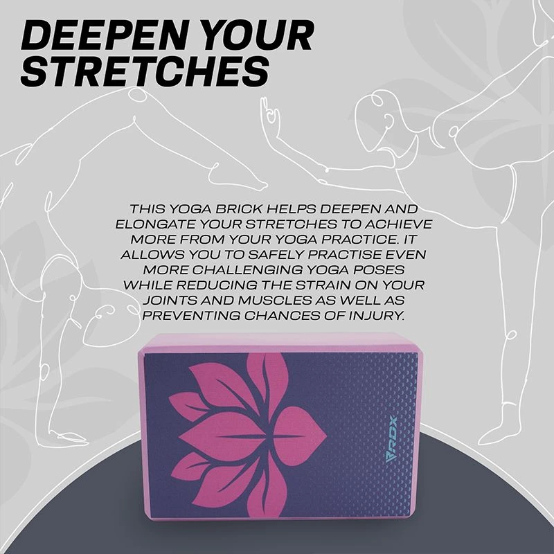 RDX SPORTS RDX D13 High Density EVA Foam Yoga Blocks Non-Slip Brick 4 RDX SPORTS RDX D13 High Density EVA Foam Yoga Blocks Non-Slip Brick - Image 4