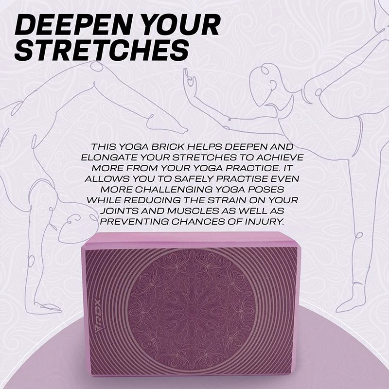 RDX SPORTS RDX D15 High Density EVA Foam Yoga Blocks Non-Slip Brick 4 RDX SPORTS RDX D15 High Density EVA Foam Yoga Blocks Non-Slip Brick - Image 4