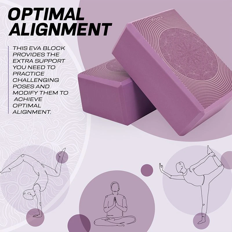 RDX SPORTS RDX D15 High Density EVA Foam Yoga Blocks Non-Slip Brick 5 RDX SPORTS RDX D15 High Density EVA Foam Yoga Blocks Non-Slip Brick - Image 5