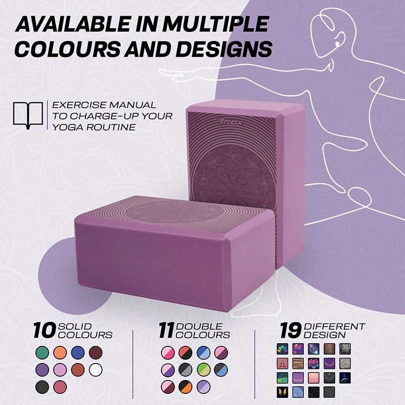 RDX SPORTS RDX D15 High Density EVA Foam Yoga Blocks Non-Slip Brick 6 RDX SPORTS RDX D15 High Density EVA Foam Yoga Blocks Non-Slip Brick - Image 6
