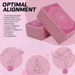 RDX SPORTS RDX D17 High Density EVA Foam Yoga Blocks Non-Slip Brick -Rdxsports Shop d17 yoga blocks 5