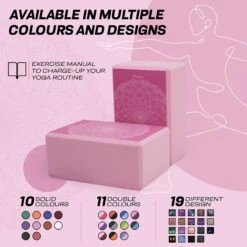 RDX SPORTS RDX D17 High Density EVA Foam Yoga Blocks Non-Slip Brick -Rdxsports Shop d17 yoga blocks 6