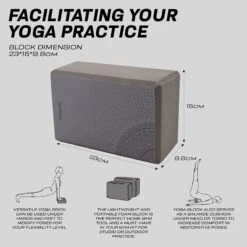 RDX SPORTS RDX D18 High Density EVA Foam Yoga Blocks Non-Slip Brick -Rdxsports Shop d18 yoga blocks 7