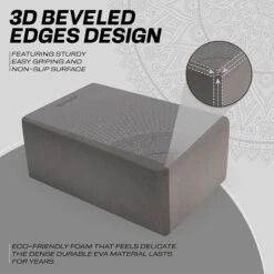 RDX SPORTS RDX D18 High Density EVA Foam Yoga Blocks Non-Slip Brick -Rdxsports Shop d18 yoga blocks 8