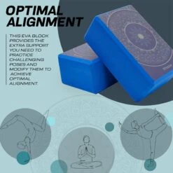 RDX SPORTS RDX D19 High Density EVA Foam Yoga Blocks Non-Slip Brick -Rdxsports Shop d19 yoga blocks 5 1