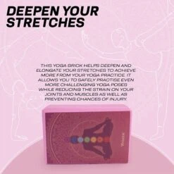 RDX SPORTS RDX D2 High Density EVA Foam Yoga Blocks Non-Slip Brick -Rdxsports Shop d2 pink yoga blocks design 4