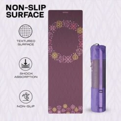 RDX SPORTS RDX D2 6mm PU Rubber Yoga Mat 15 RDX SPORTS RDX D2 6mm PU Rubber Yoga Mat -Rdxsports Shop d2 pu yoga mats 7