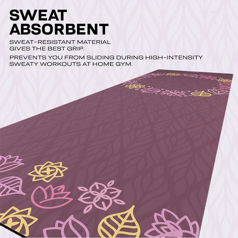 RDX SPORTS RDX D2 6mm PU Rubber Yoga Mat 7 RDX SPORTS RDX D2 6mm PU Rubber Yoga Mat - Image 7