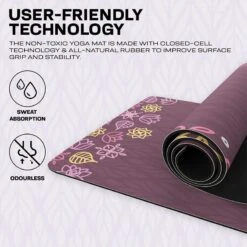 RDX SPORTS RDX D2 6mm PU Rubber Yoga Mat 17 RDX SPORTS RDX D2 6mm PU Rubber Yoga Mat -Rdxsports Shop d2 pu yoga mats 9