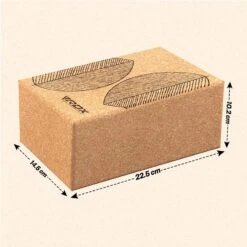 RDX SPORTS RDX D3 Cork Yoga Block Non-Slip Brick -Rdxsports Shop d3 cork yoga block for fitness 4